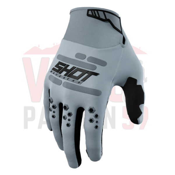 Gants SHOT Vision 2025 – Gris EN13594