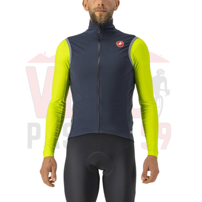 Gilet Castelli Perfetto RoS 2 Vest coupe-vent Belgian Blue Gilet Castelli Perfetto RoS 2 Vest coupe-vent Belgian Blue