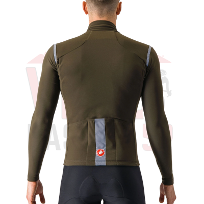 Maillot Castelli Tutto Nano RoS manches longues Brown Maillot Castelli Tutto Nano RoS manches longues Brown